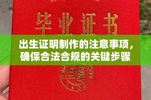 曲水出生证明制作的注意事项，确保合法合规的关键步骤